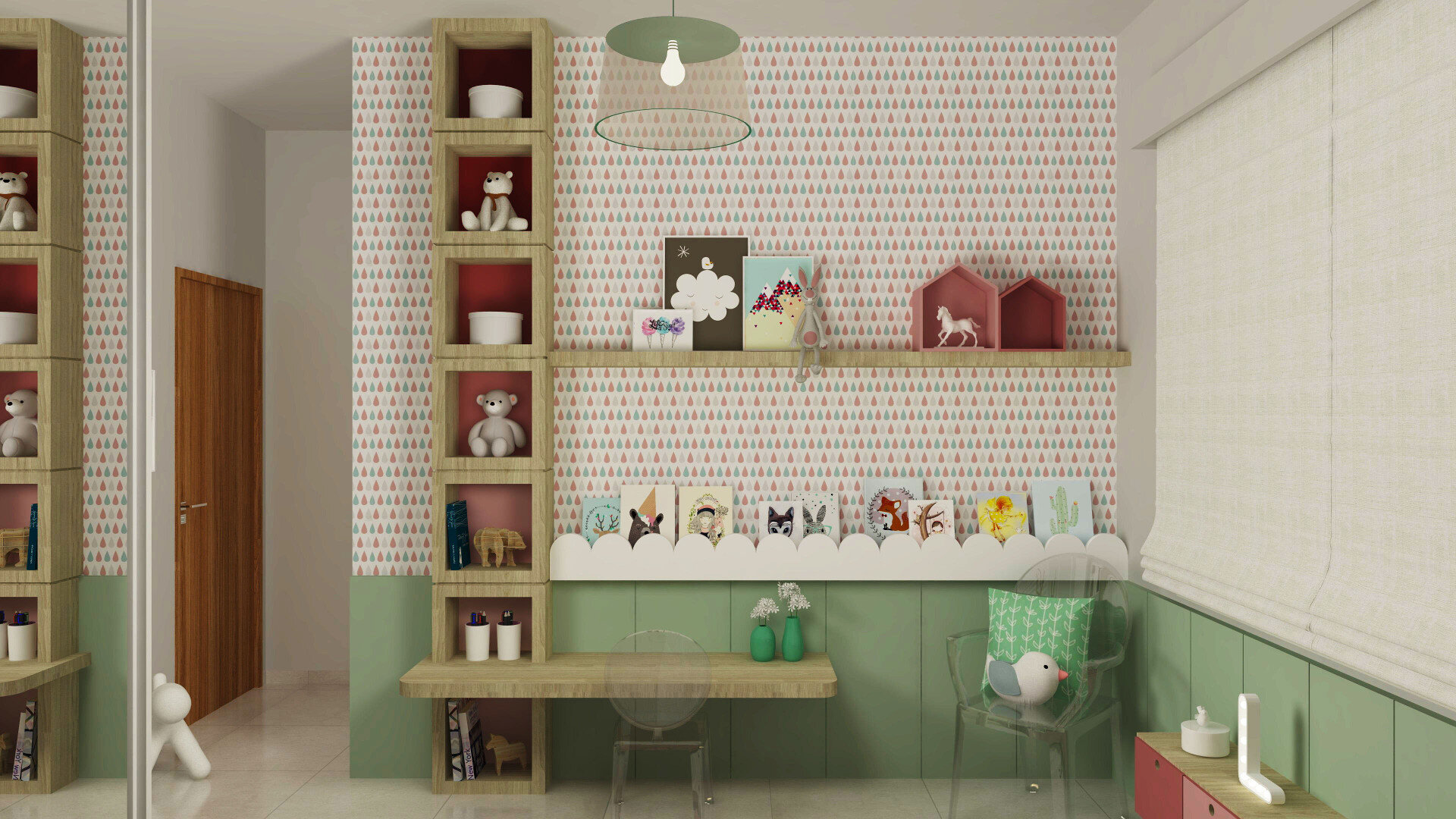 Decoração quarto montessoriano para menina | Monique Bordin Arquitetura ...